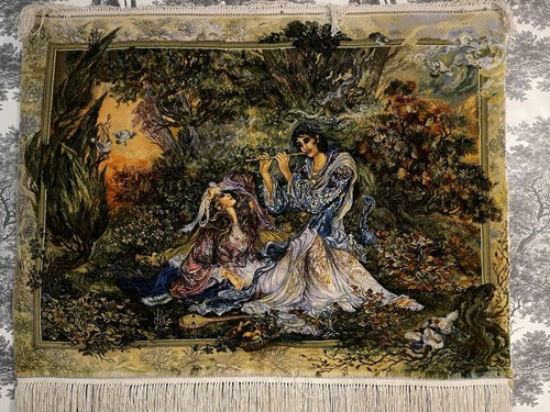 Persischer wandteppich aus - persischer,