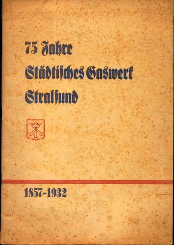Jahre städtisches gaswerk - 75,