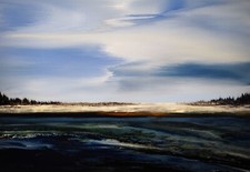 Abstrakte Landschaft 70x100