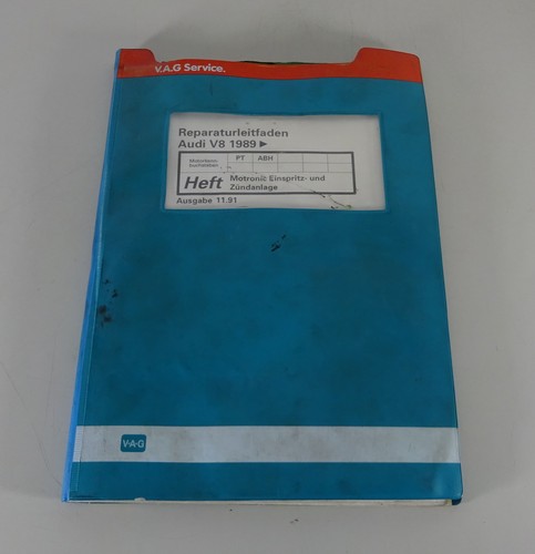Workshop manual audi v 8 - manual, v8