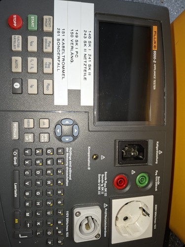 Fluke 6500 gerätetester dguv - fluke,