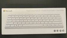 Microsoft Designer Compact Keyboard - Deutsche Tastatur - Bluetooth -hellgrau -