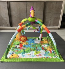 Fisher Price Rainforest Erlebnisdecke Spielbogen Musik Licht Figuren Batterien