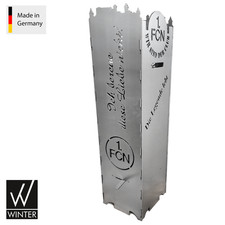 Feuerkorb 1. FCN 80cm, Garten Feuertonne Feuersäule Feuerstelle