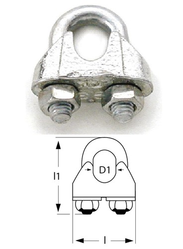 Drahtseilklemmen mm - drahtseilklemmen, 13
