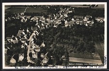 Betra i. Hohenz., Ortsansicht vom Flugzeug aus, Ansichtskarte 