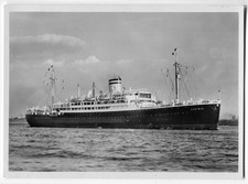 Ak Hamburg-Südamerikanische (HSDG), Schiff der Monte-Klasse, Caribia, ungel.