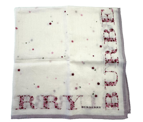 Burberry logo letter floral - logo,