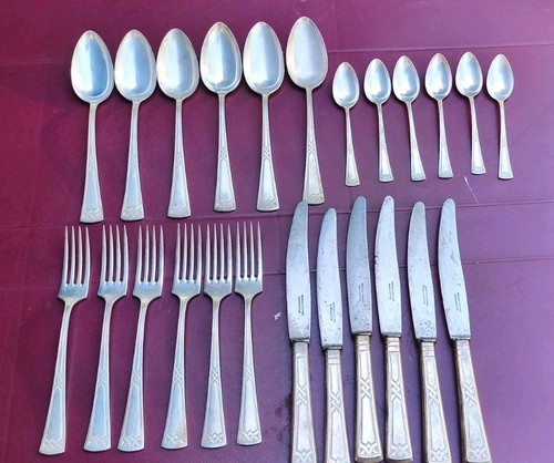 Art déco besteck - besteck-set, (24