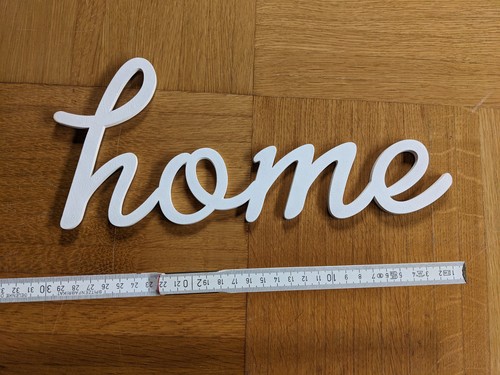 Schild dekoration home weiß - dekoration,