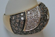 Mega♦️Diamant Ring Brillant Ring aus 585 Gold mit Diamanten 8 gr. Diamond 6255