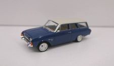 Brekina 1:87 - Ford Taunus 17M (P3) Turnier - blau / weiß - 19479