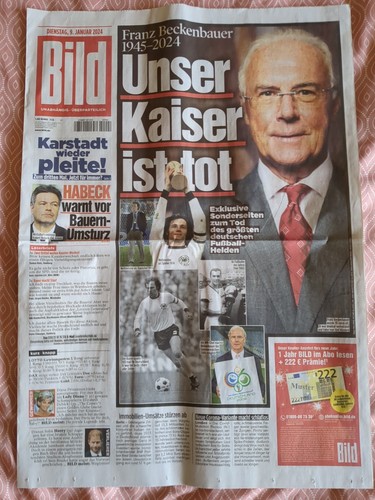 Franz beckenbauer tod - beckenbauer.,