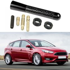 7,6cm Auto Antenne Kurzstab Dachantenne Carbon-Optik AM/FM für Ford Focus Fiesta