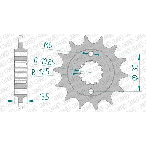 Stahl ritzel für cpi 250 - ritzel,