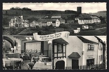 Reifferscheid / Eifel, Totalansicht, Gasthaus zur Burg, Ansichtskarte 