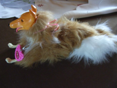 Barbie vintage collie hund - vintage,