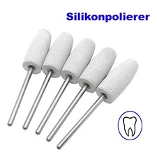 Zahn Technik 5 Dental Gummierer Silikon Polierer Kunststoff Acryl Prothetik KFO