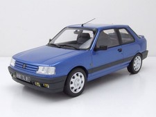 Peugeot 309 GTi 16 1992 blau Modellauto 1:18 Norev