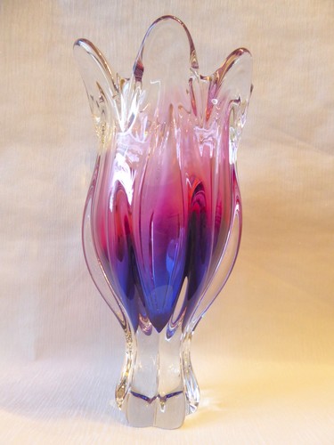 Blumenvase aus böhmischem - blumenvase,