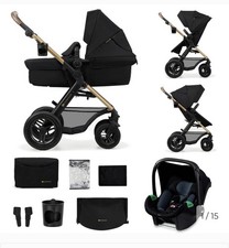 KinderKraft MOOV 3-in-1 Kombikinderwagen - Schwarz