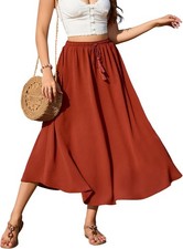 Zeagoo Rock Damen Maxirock