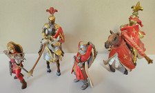 Schleich Ritter-Welt Sammlung rote Lilien-Ritter und Soldaten - 4 Figuren