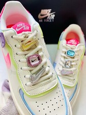 Neue Nike Air Force 1 Jordan Schnallen Metall Lace Locks 1 Stk 37 38 39 40 41 42