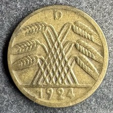 5 Rentenpfennig 1924 D