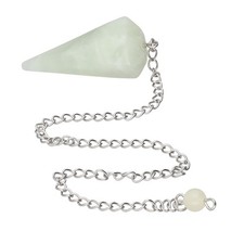 Chinajade Pendel, facettiert +