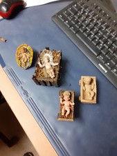 4xkrippenfigur Wiege Mit