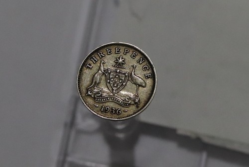 Australien pence 1936 silber - 3,