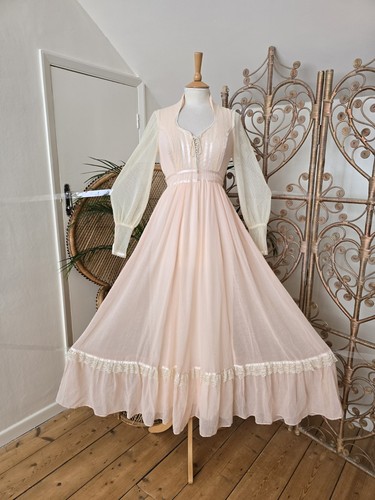 Vintage gunne sax - gunne, maxikleid
