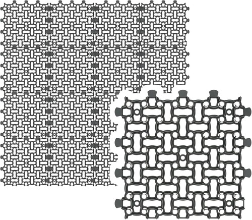 Rasengitter paddockplatte 16x - rasengitter,