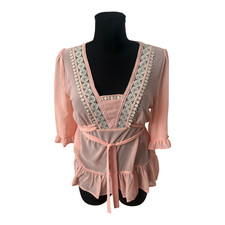 Sorbet Damen Bluse Gr S Rosa