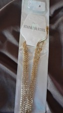 Edelstahlkette 316L, 18 karat