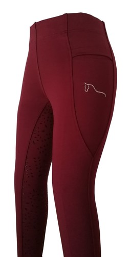 Damen reitleggings silikon - reitleggings,
