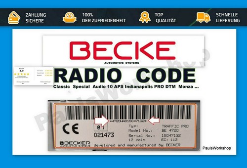 Radio code becker - radio, mexico