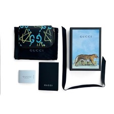 Auth Gucci Sonderedition Geldbörse Gucci Ghost Graffiti Neon Stars Collection