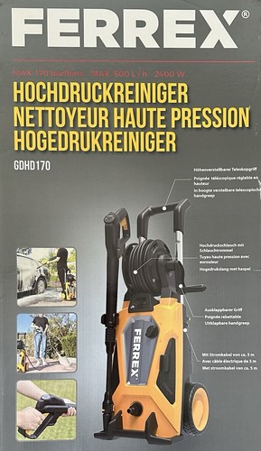 Ferrex hochdruckreiniger 2400w - ferrex,