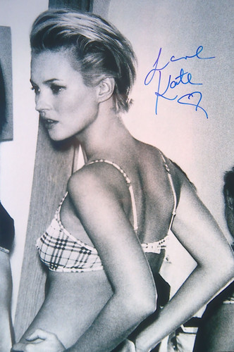 Kate moss original autogramm - kate,