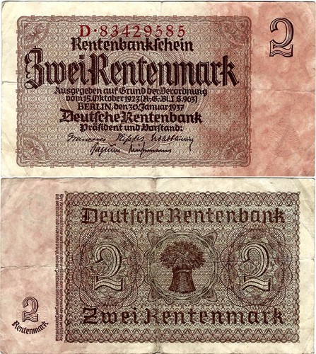 Banknote rentenbankschein - banknote, 2