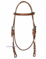 WI Westerntrense Kaltblut, Kaltbluttrense XL western Trense Leder KB braun, neu