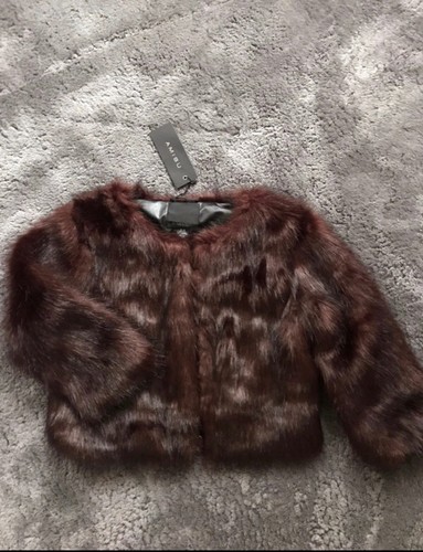 Kurze jacke felloptik - kurze, in