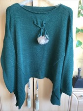 Leichter Strick Pulli Grün