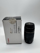 Canon EF 75-300 mm Ultrasonic F/4-5.6 II Teleobjektiv Ultrasonic Lena Objektiv