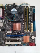 MOTHERBOARD MAINBORD ASUS P5 KLP-AM / PS + DDR2 RAM + CPU / PROZESSOR + LÜFTER