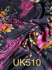 14momme 100 % SEIDE CHARMEUSE/SATIN ~ 100 % MAULBEERSEIDE SATIN ~ 45"" breit ~ Multi ~ UK510