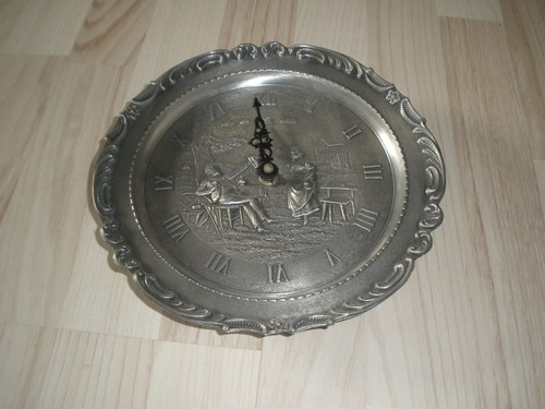Trieling zinn germany - zinn, wanduhr