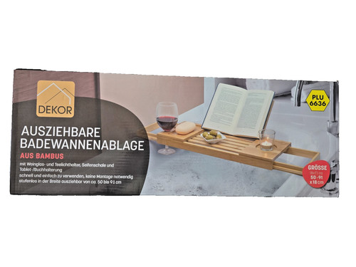 Badewannenablage bambus - badewannenablage,